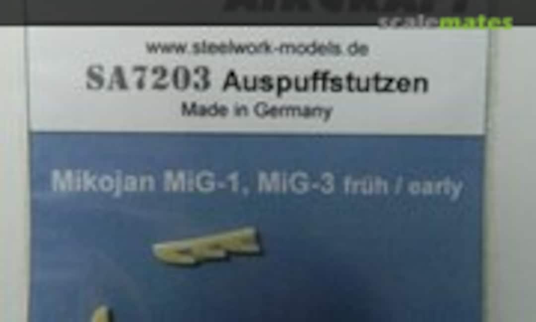 1:72 Auspuffstutzen MiG-1 or MiG-3 early (Steelwork Models SA7203) SA7203