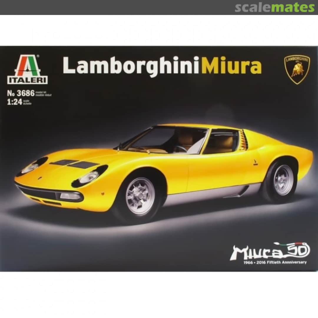 Boxart Lamborghini Miura 3686 Italeri Boxart Lamborghini Miura 3686 Italeri