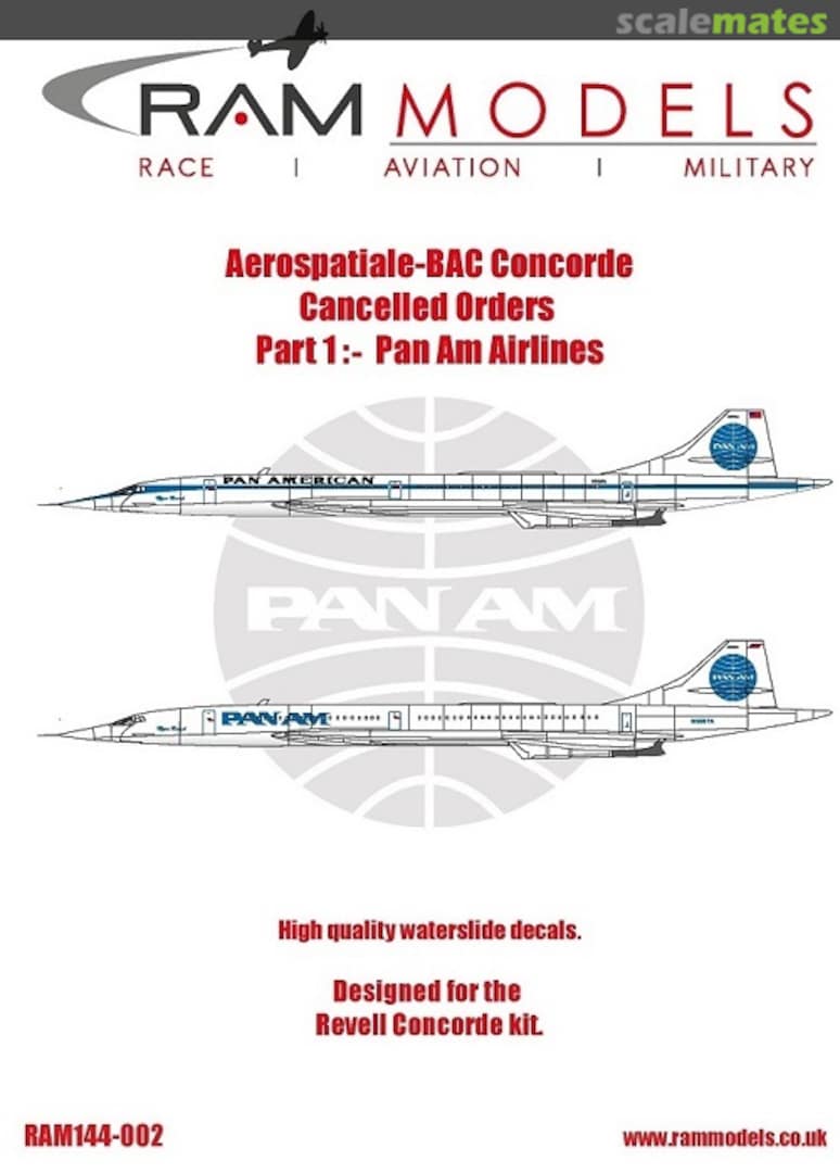 Boxart Aerospatiale-BAC Concorde 144-02 RAM Models