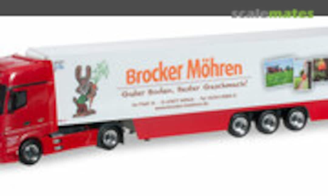 Mercedes-Benz Actros Gigaspace Kühlkoffer-Sattelzug &quot;Brocker&quot; (Herpa 918107)