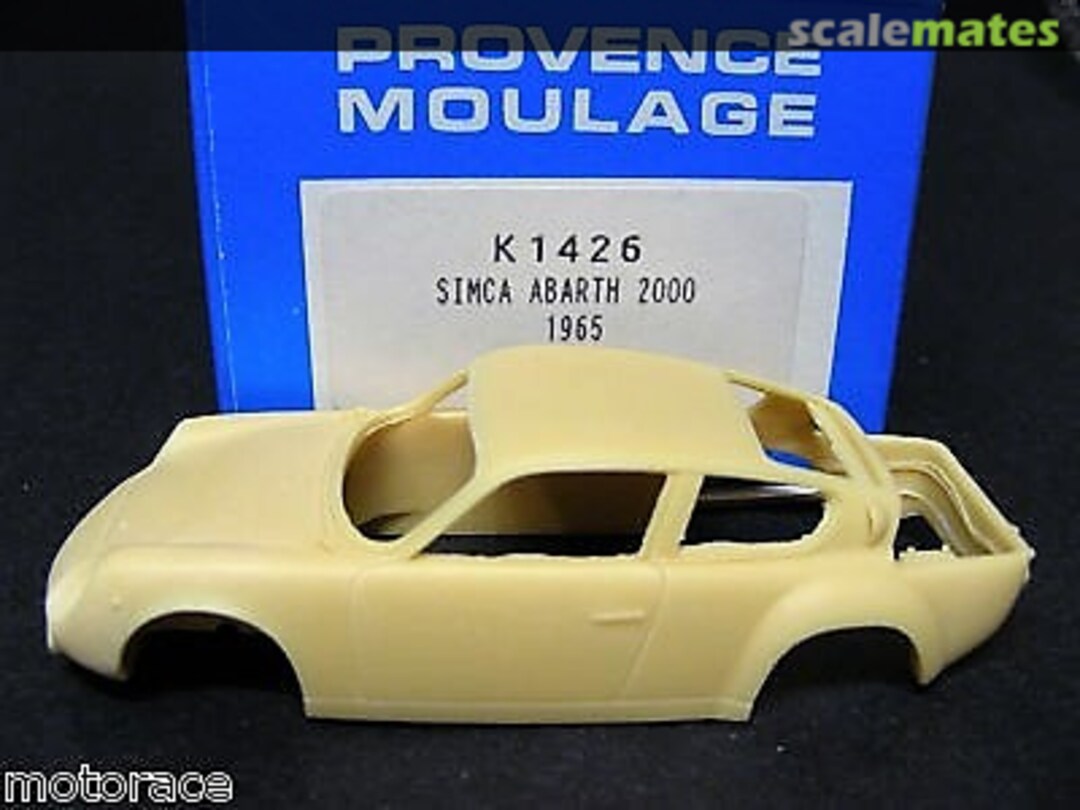 Boxart Simca Abarth 2000 K1426 Provence Moulage Boxart Simca Abarth 2000 K1426 Provence Moulage