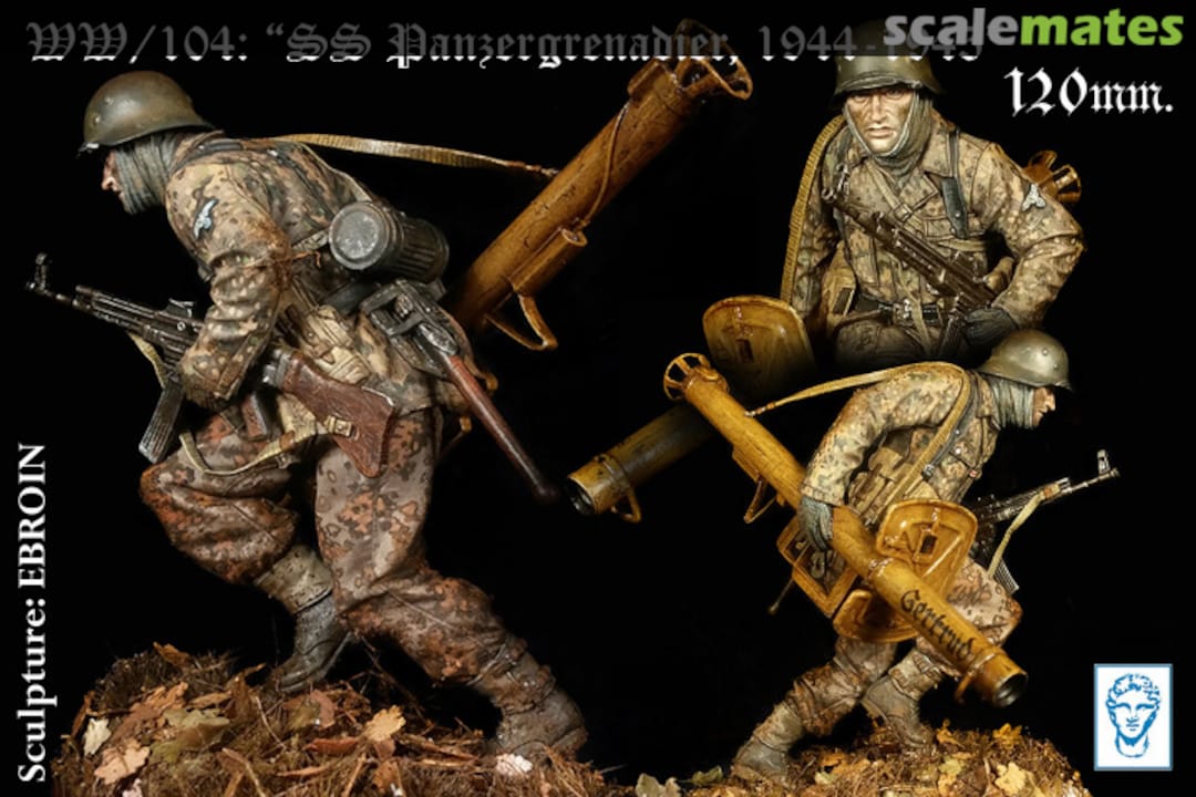 Boxart "SS Panzergrenadier 1944-1945" WW/104 Alexandros Models Boxart "SS Panzergrenadier 1944-1945" WW/104 Alexandros Models