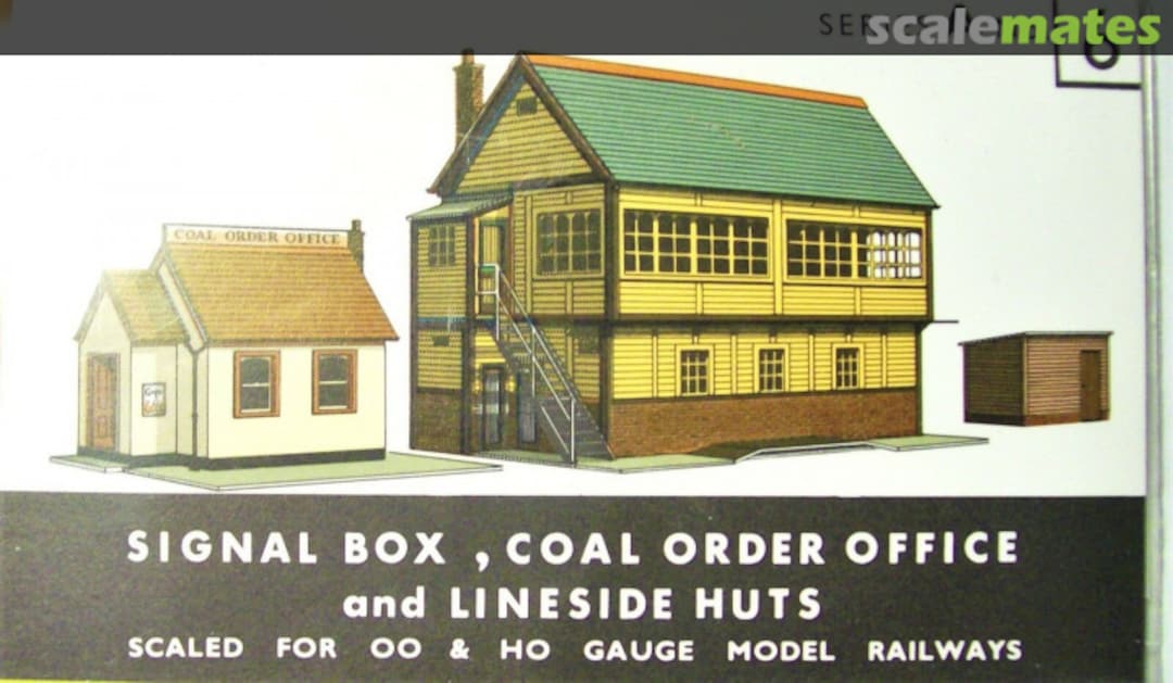 Boxart Signal Box, Coal Order Office and Lineside Huts A6 Superquick Boxart Signal Box, Coal Order Office and Lineside Huts A6 Superquick
