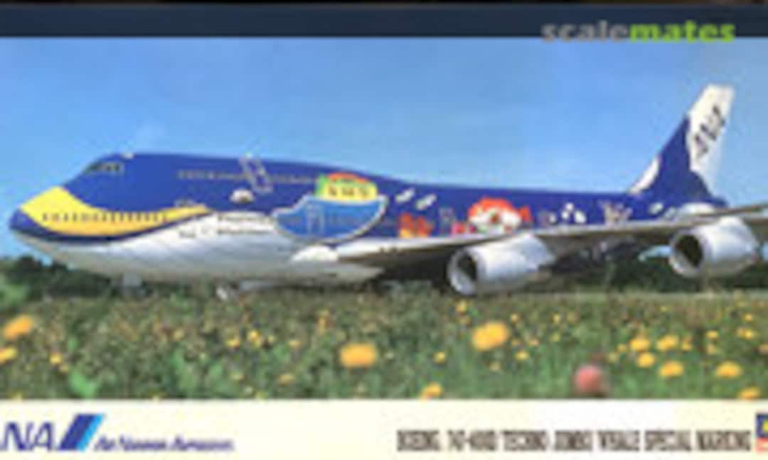 1:200 ANA Boeing 747-400D Techno Jumbo “Whale Special Marking” (Hasegawa 10152)