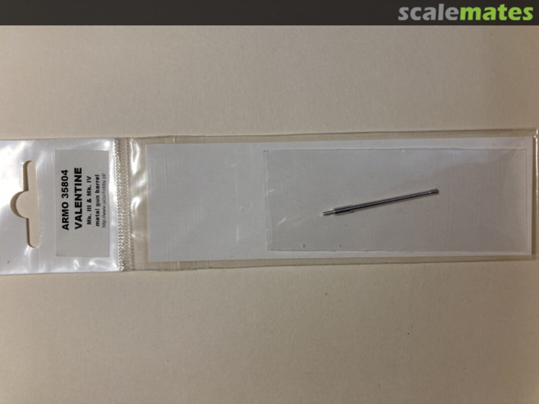 Boxart Valentine Mk.III and Mk.IV barrel 35804 Armo