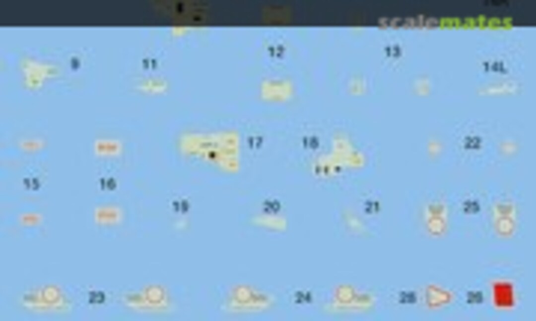 1:144 F-84G Stencils (Shelf Oddity SO314422)