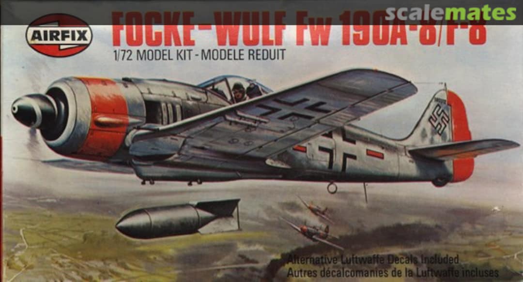 Boxart Focke-Wulf Fw190A-8/F-8 02063-7 Airfix Boxart Focke-Wulf Fw190A-8/F-8 02063-7 Airfix