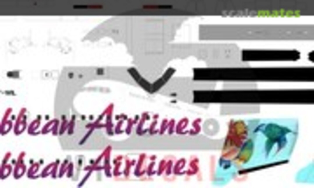 1:72 Caribbean Airlines DeHavilland Dash 8-300 (V1 Decals V1D0023-72) V1D0023-72