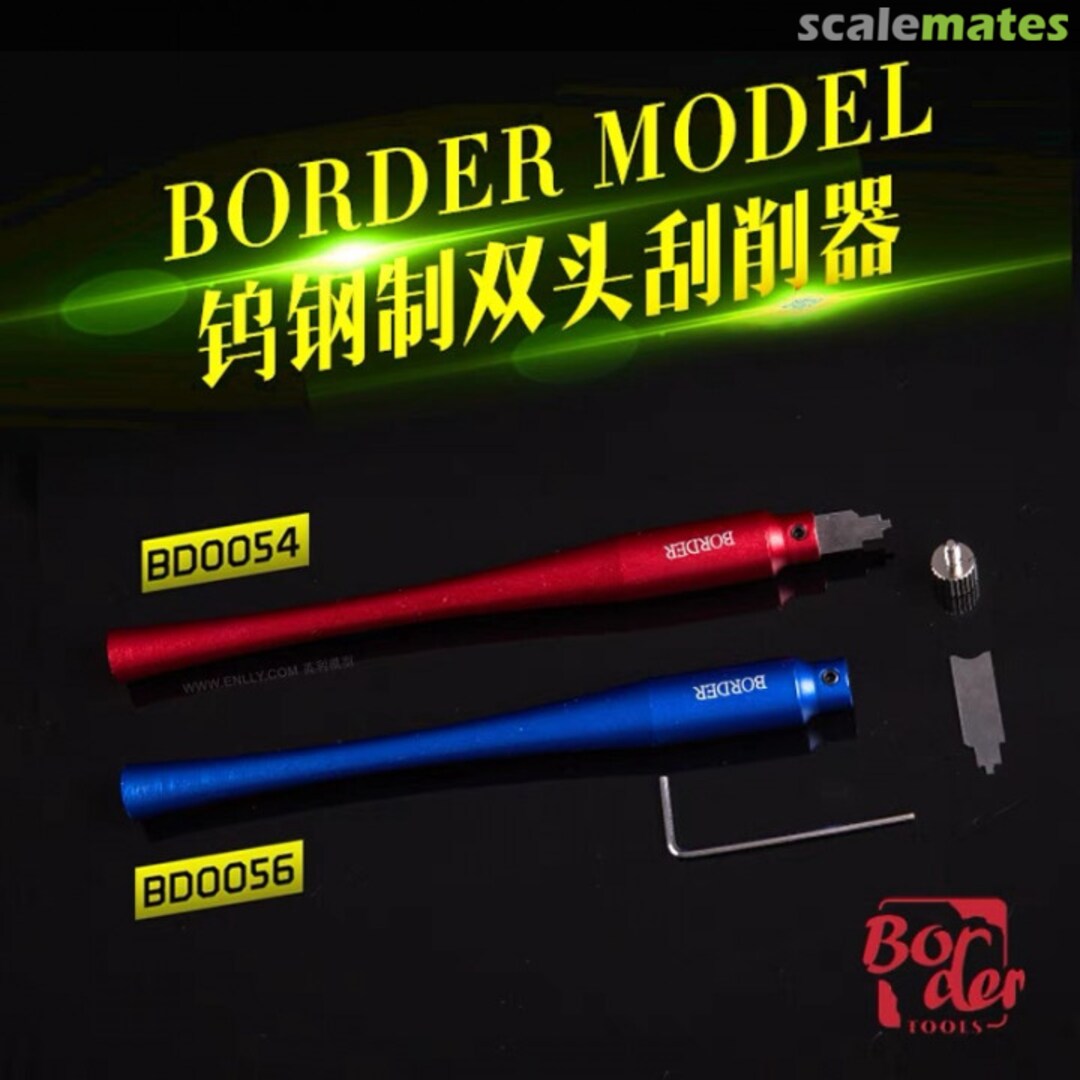 Boxart Tungsten Profile Scraper Blue BD0056 Border Model Boxart Tungsten Profile Scraper Blue BD0056 Border Model