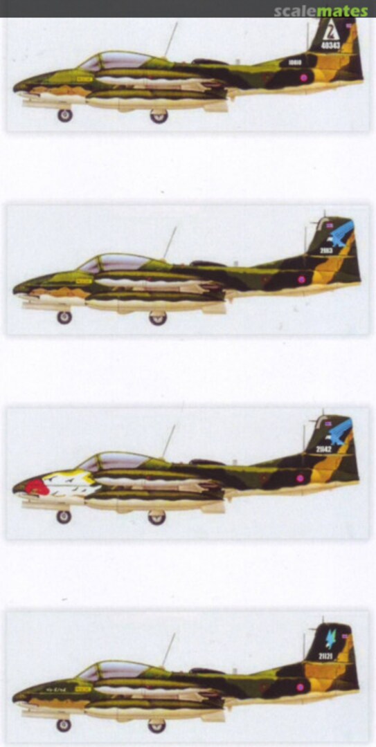 Boxart Cessna A-37B / T-37B/C 48065 Siam Scale Boxart Cessna A-37B / T-37B/C 48065 Siam Scale