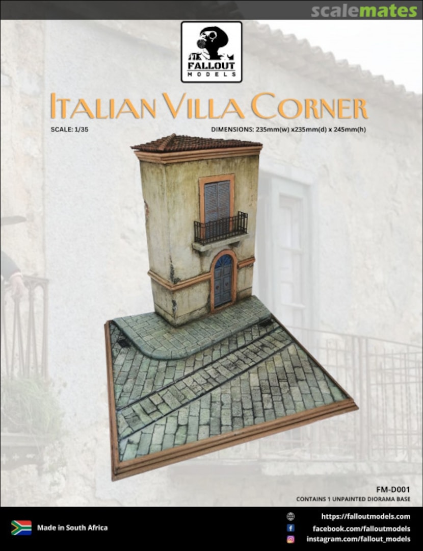 Boxart Italian Villa Corner FM-D001 Fallout Models