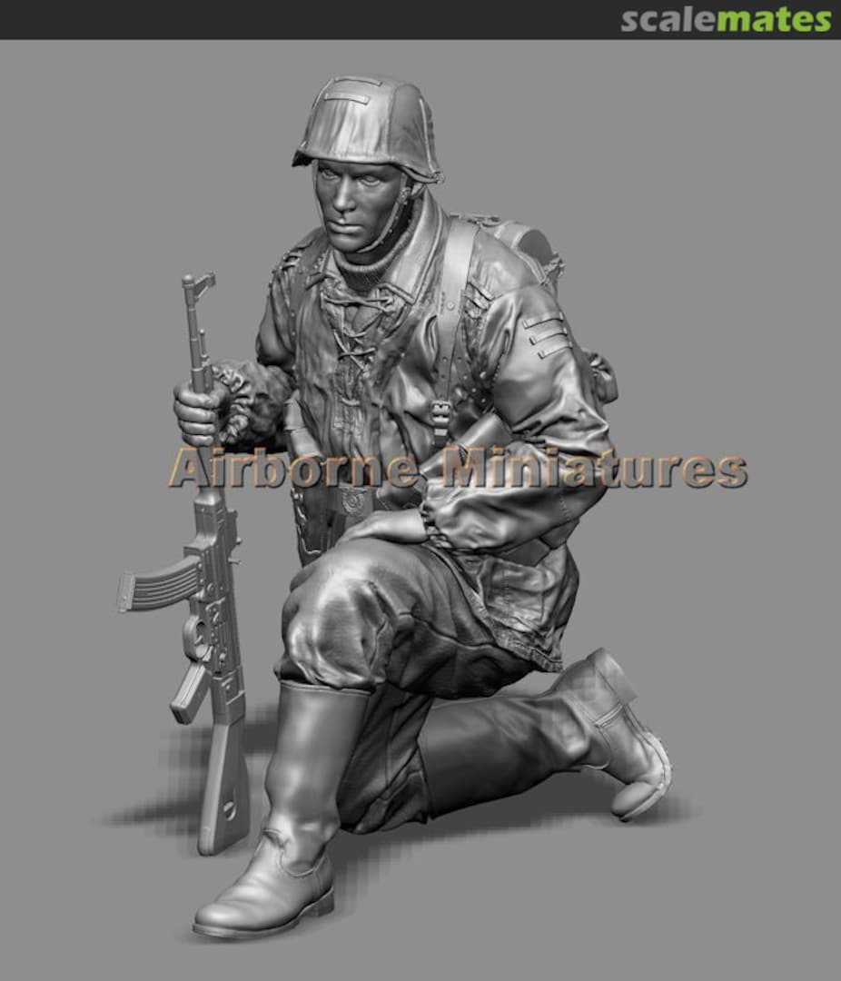 Boxart Waffen SS With Stg44 Kneeling 090 Airborne Miniatures Boxart Waffen SS With Stg44 Kneeling 090 Airborne Miniatures