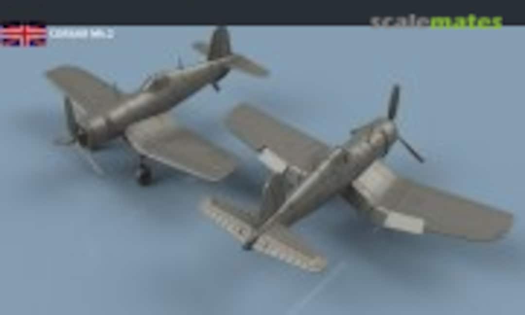 1:400 Vought Corsair Mk.II unfolded wings - 3D printing (5 pcs) (L'Arsenal 3D400367) 3D400367