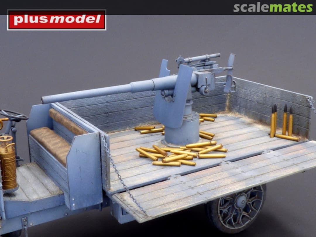 Boxart Vickers gun QF-3 conversion set 615 PlusModel Boxart Vickers gun QF-3 conversion set 615 PlusModel