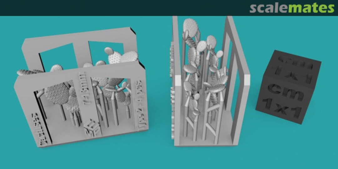 Boxart Cactuses type 2 - 4 pieces - 7-13 mm 99160115 EMP3d