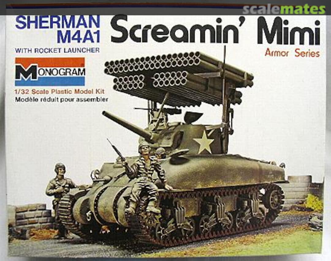 Boxart Sherman M4A1 4200 Monogram Boxart Sherman M4A1 4200 Monogram