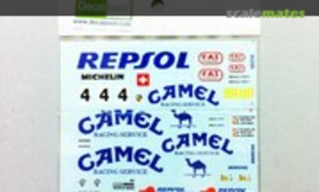 1:24 Porsche 962C Camel #4 88' 24hr LeMans (Decalpool DP014) DP014