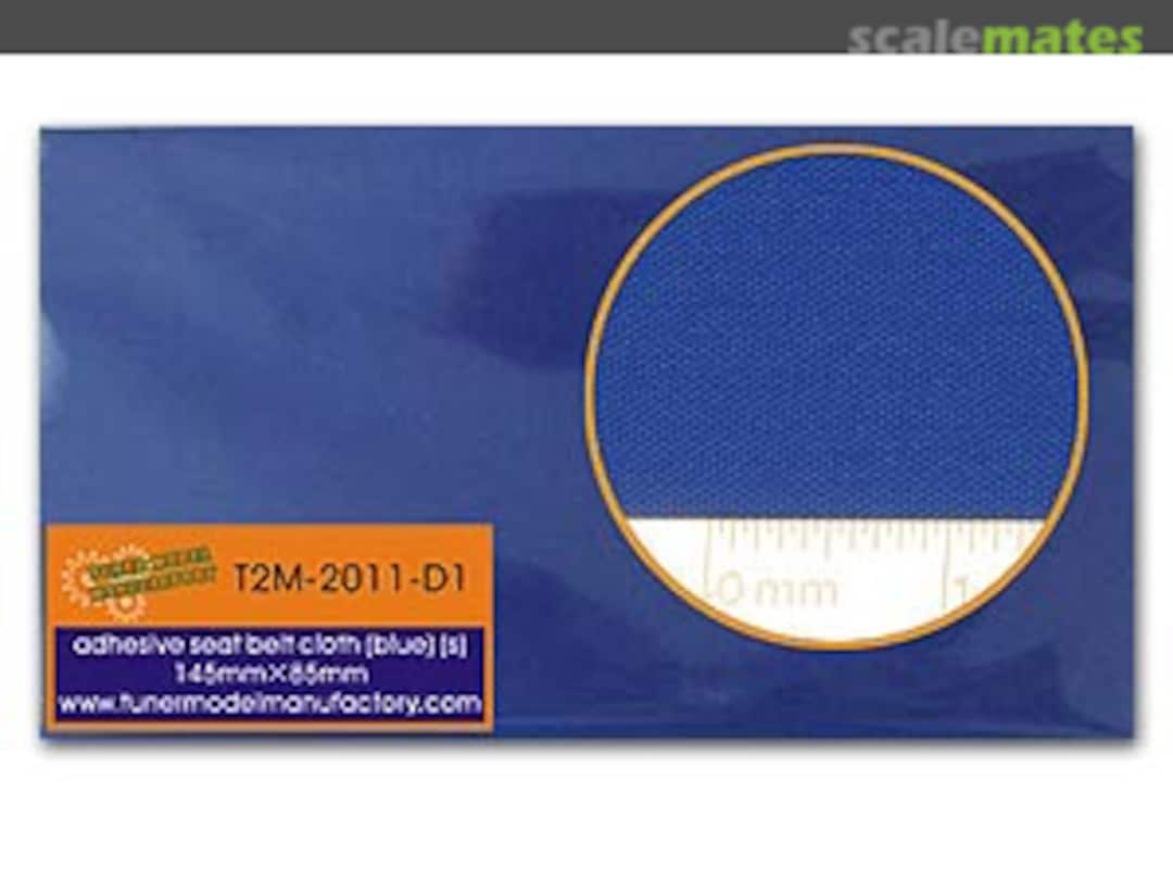 Boxart Adhesive Seat Belt Cloth S Blue T2M-2011-D1 Tuner Model Manufactory Boxart Adhesive Seat Belt Cloth S Blue T2M-2011-D1 Tuner Model Manufactory
