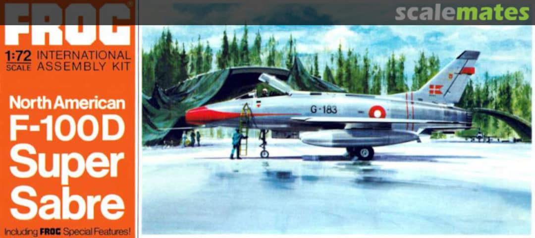 Boxart F-100D Super Sabre F280 FROG Boxart F-100D Super Sabre F280 FROG