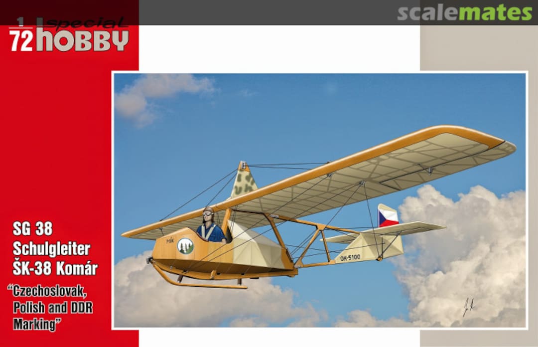 Boxart SG 38 Schulgleiter - SK-38 Komár SH72269 Special Hobby Boxart SG 38 Schulgleiter - SK-38 Komár SH72269 Special Hobby