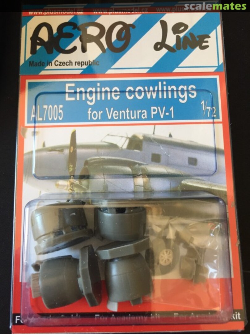 Boxart Engine cowlings for Ventura PV-1 AL 7005 PlusModel Boxart Engine cowlings for Ventura PV-1 AL 7005 PlusModel