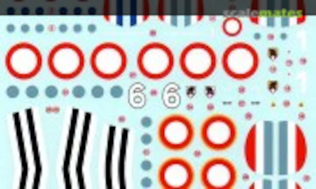 1:72 Messerschmitt in French colors (Berna Decals BD 72-82) BD 72-82