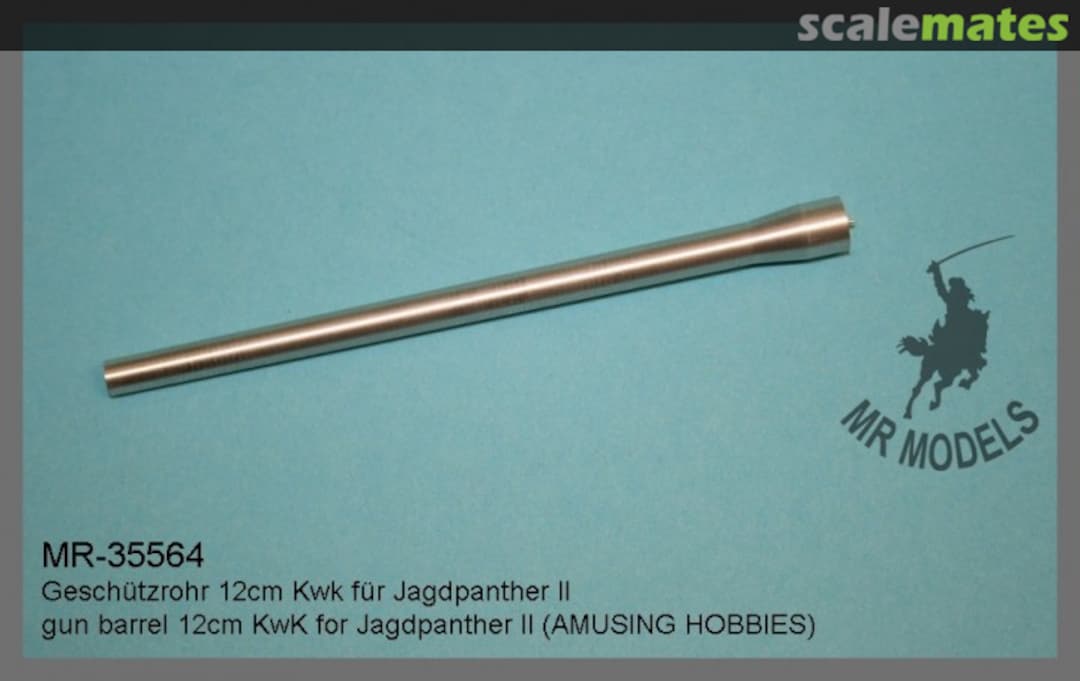 Boxart Gun barrel 12cm Kwk for Jagdpanther II MR-35564 MR Modellbau Boxart Gun barrel 12cm Kwk for Jagdpanther II MR-35564 MR Modellbau