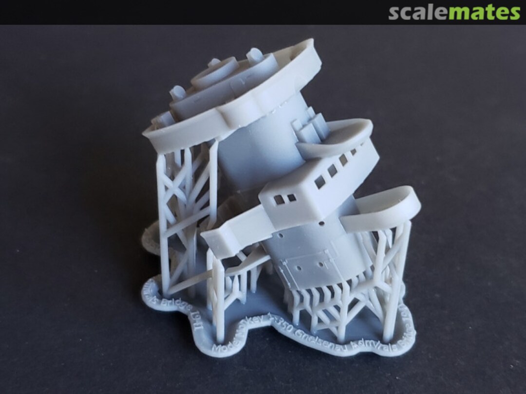 Boxart Gneisenau Enclosed Admiral's Bridge, 1941 350-Gneisenau Bridge 41 Model Monkey Boxart Gneisenau Enclosed Admiral's Bridge, 1941 350-Gneisenau Bridge 41 Model Monkey