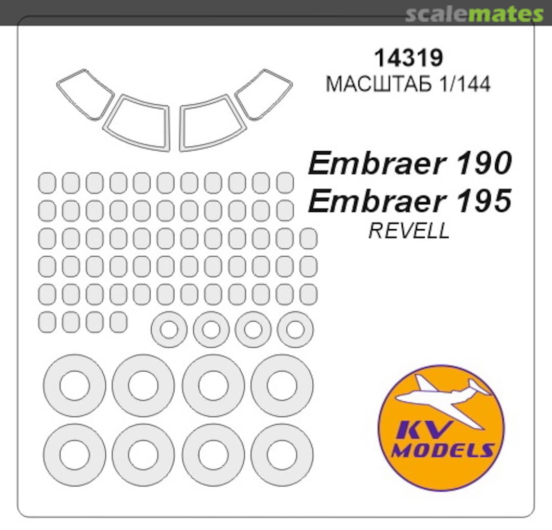 Boxart EMBRAER 190 / EMBRAER 195 14319 KV Models Boxart EMBRAER 190 / EMBRAER 195 14319 KV Models