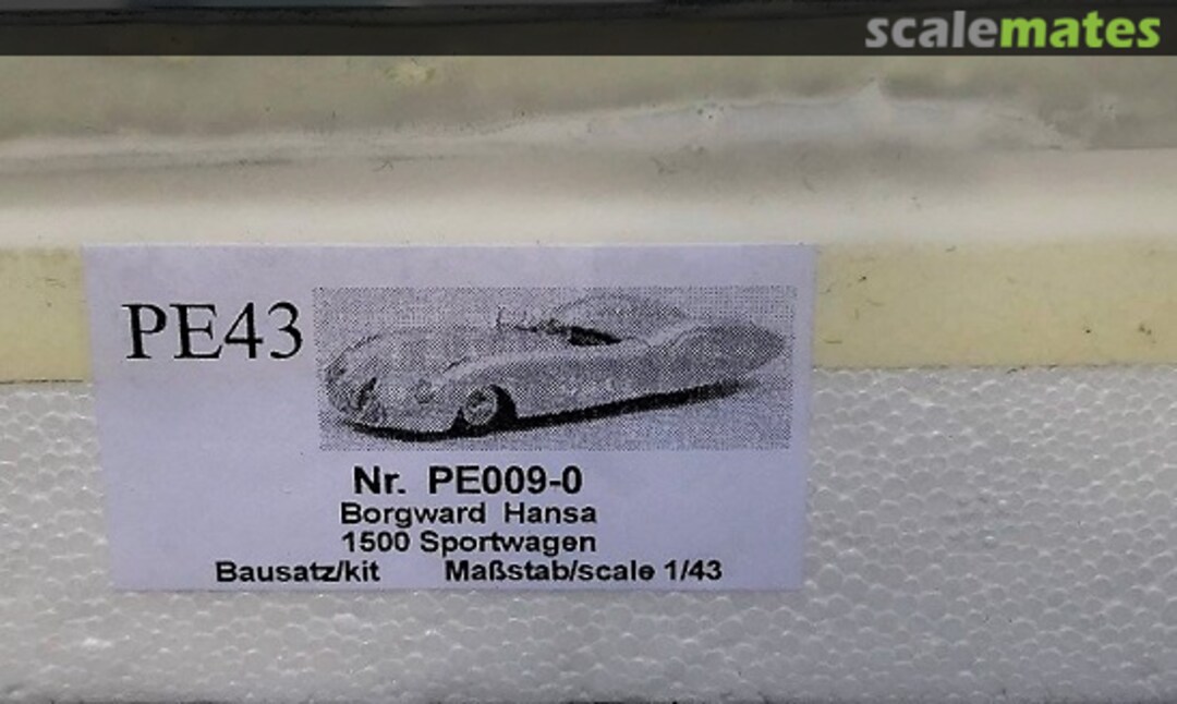 Boxart Borgward Hansa 1500 PE 009-0 PE 43
