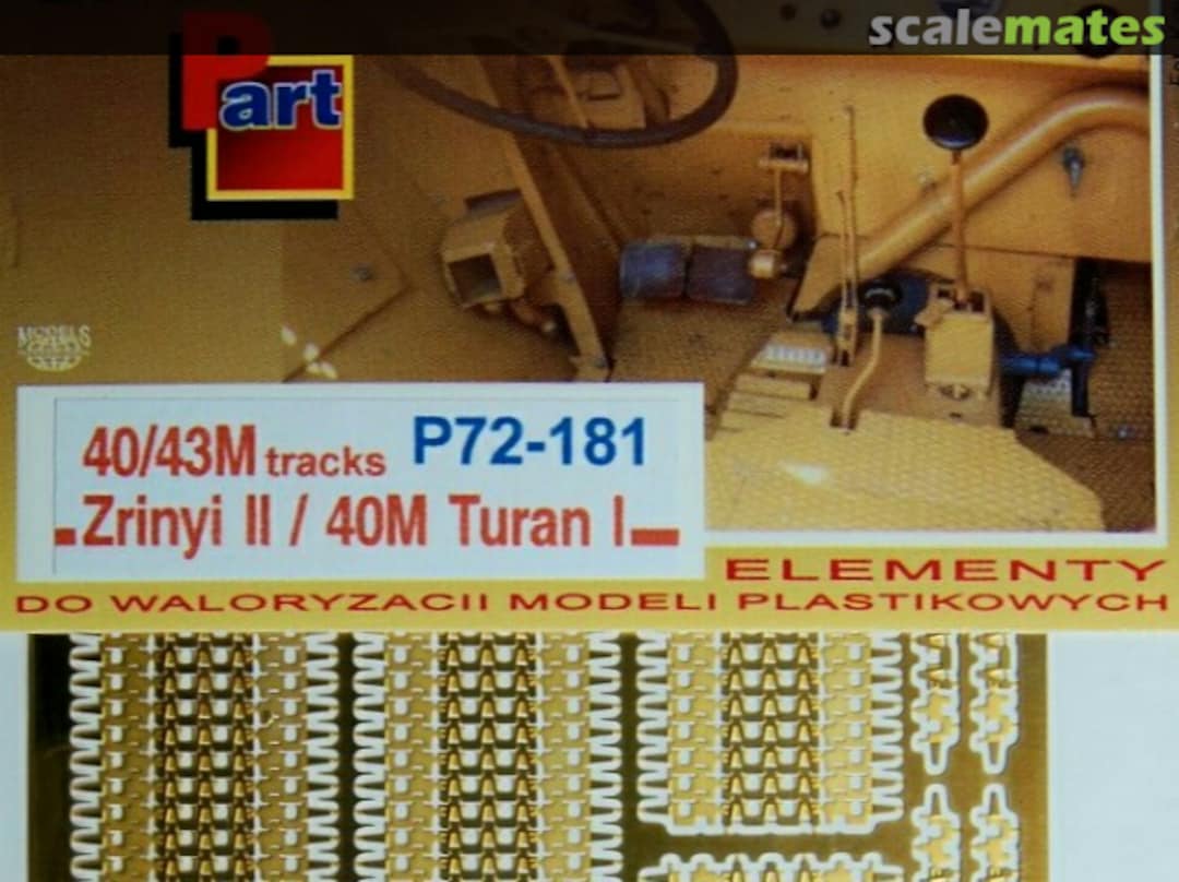 Boxart 40/43M Zrinyi II / 40M Turan I Tracks IBG P72-181 Part Boxart 40/43M Zrinyi II / 40M Turan I Tracks IBG P72-181 Part