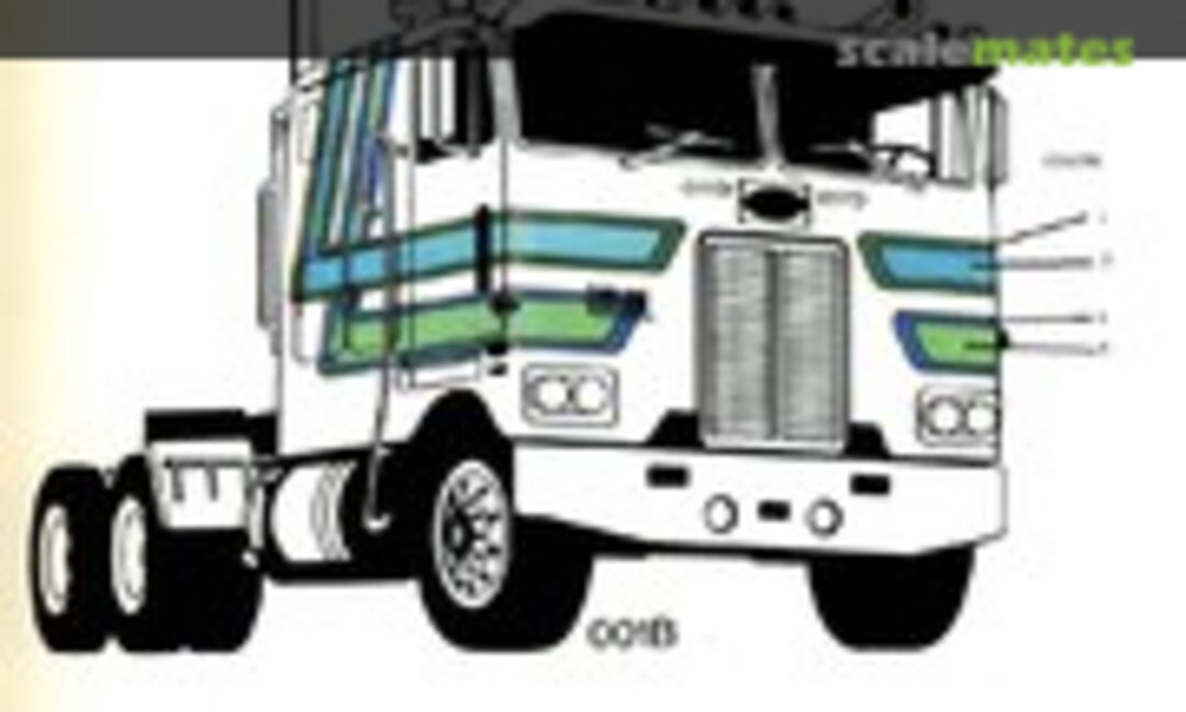 1:14 Peterbilt Stripes (Modeltruckin PB105) PB105