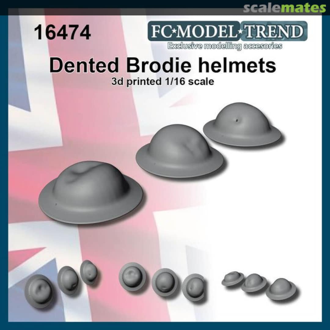 Boxart Dented UK Brodie helmets 16474 FC Model Trend Boxart Dented UK Brodie helmets 16474 FC Model Trend