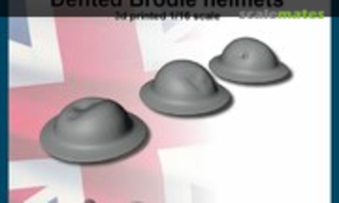 1:16 Dented UK Brodie helmets (FC Model Trend 16474) 16474