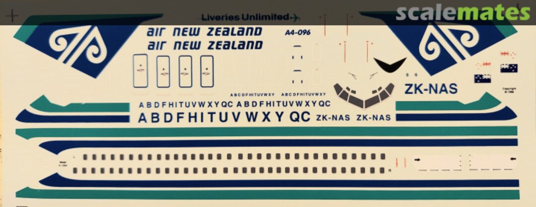 Boxart Air New Zealand 737-200 A4-096 Liveries Unlimited/Airway Graphics Boxart Air New Zealand 737-200 A4-096 Liveries Unlimited/Airway Graphics
