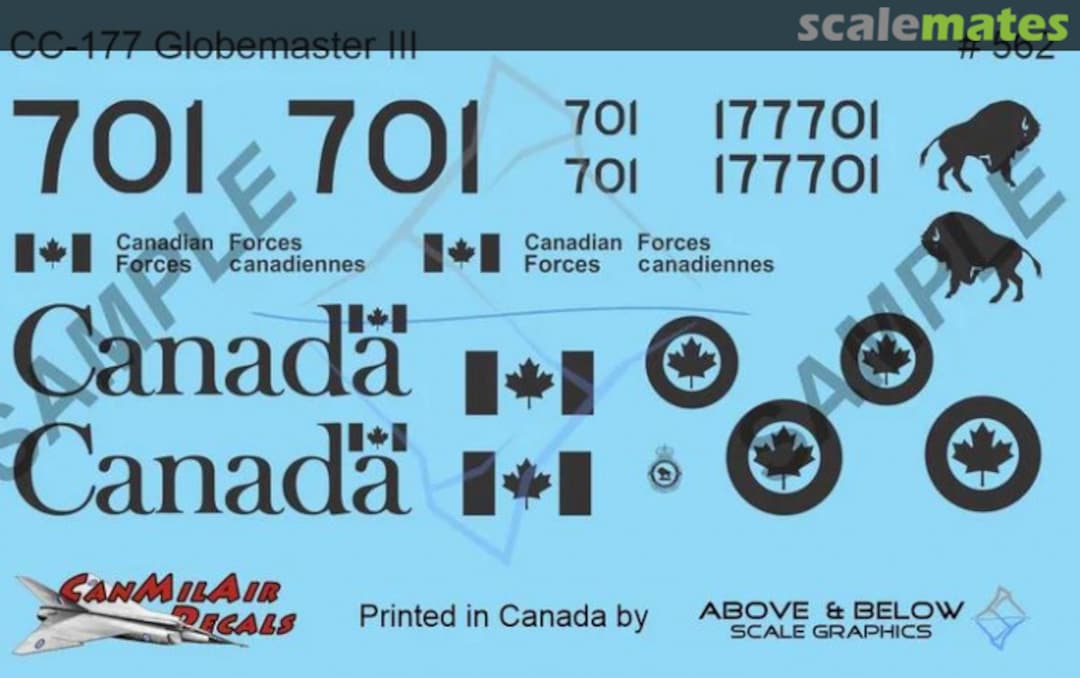 Boxart McDonnell Boeing CC-177 Globemaster III 562 Above & Below Graphics Boxart McDonnell Boeing CC-177 Globemaster III 562 Above & Below Graphics