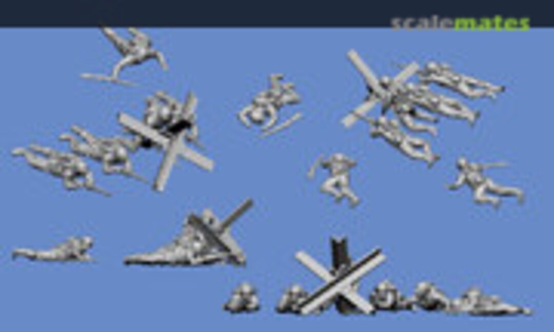 1:72 D-Day Omaha Beach Infantrymen (Germania Figuren GF72-WW2-227) GF72-WW2-227