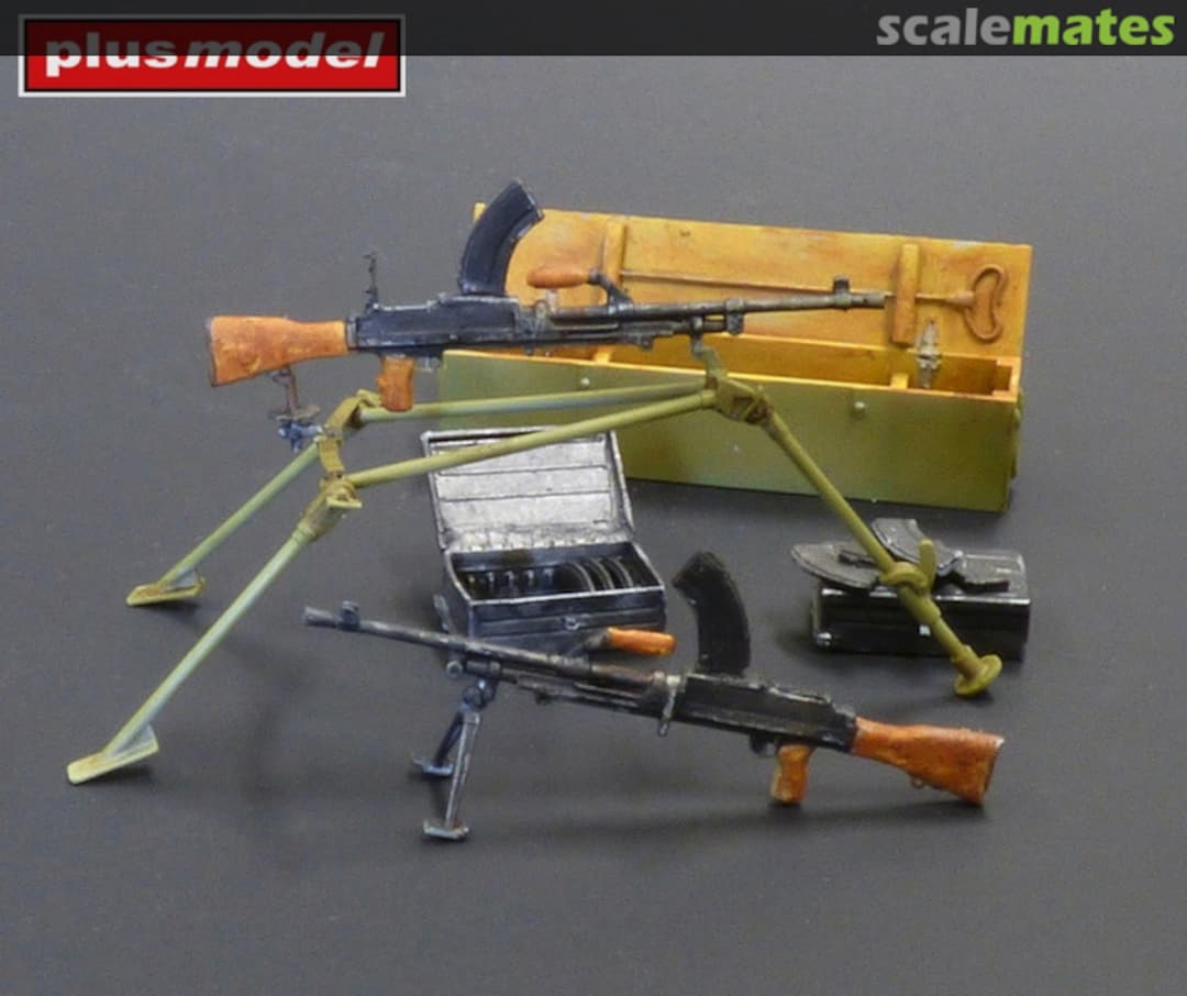 Boxart BREN machine gun DP3036 PlusModel Boxart BREN machine gun DP3036 PlusModel