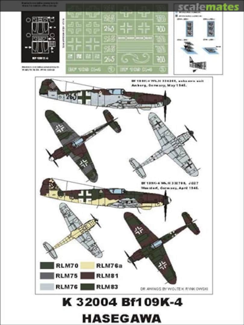 Boxart Bf 109K-4 K32004 Montex Boxart Bf 109K-4 K32004 Montex