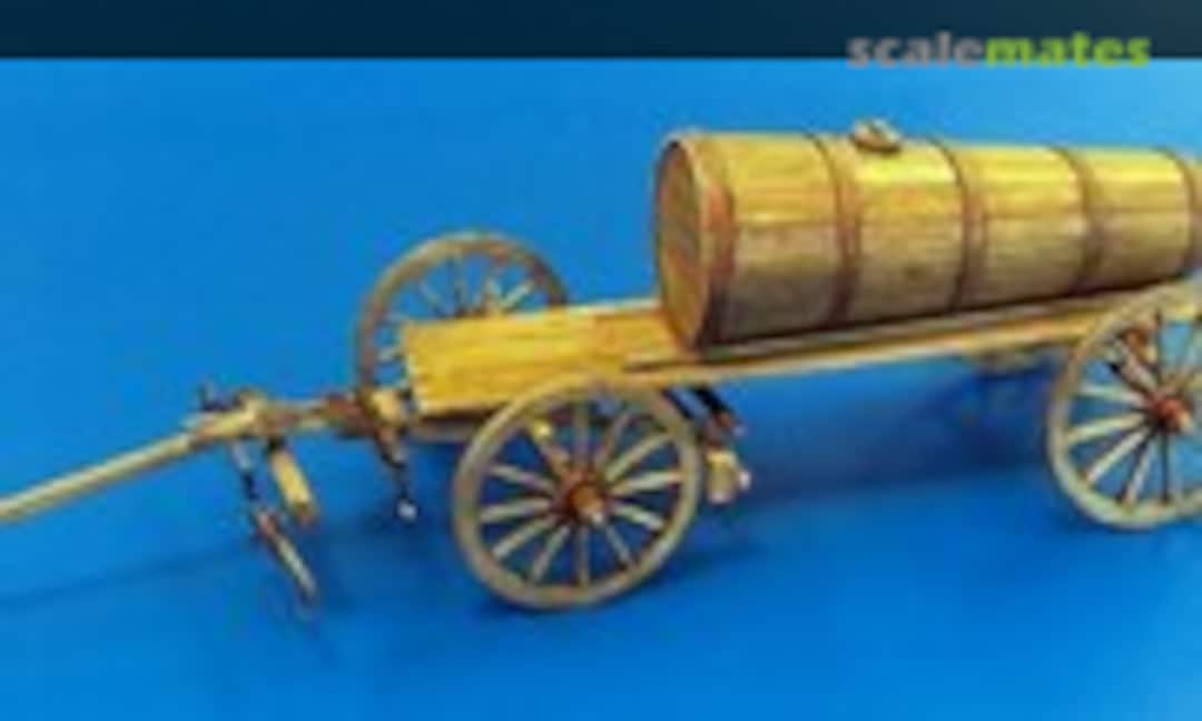 1:35 Leiterwagen / Hay wagon with wooden tank (PlusModel 428)