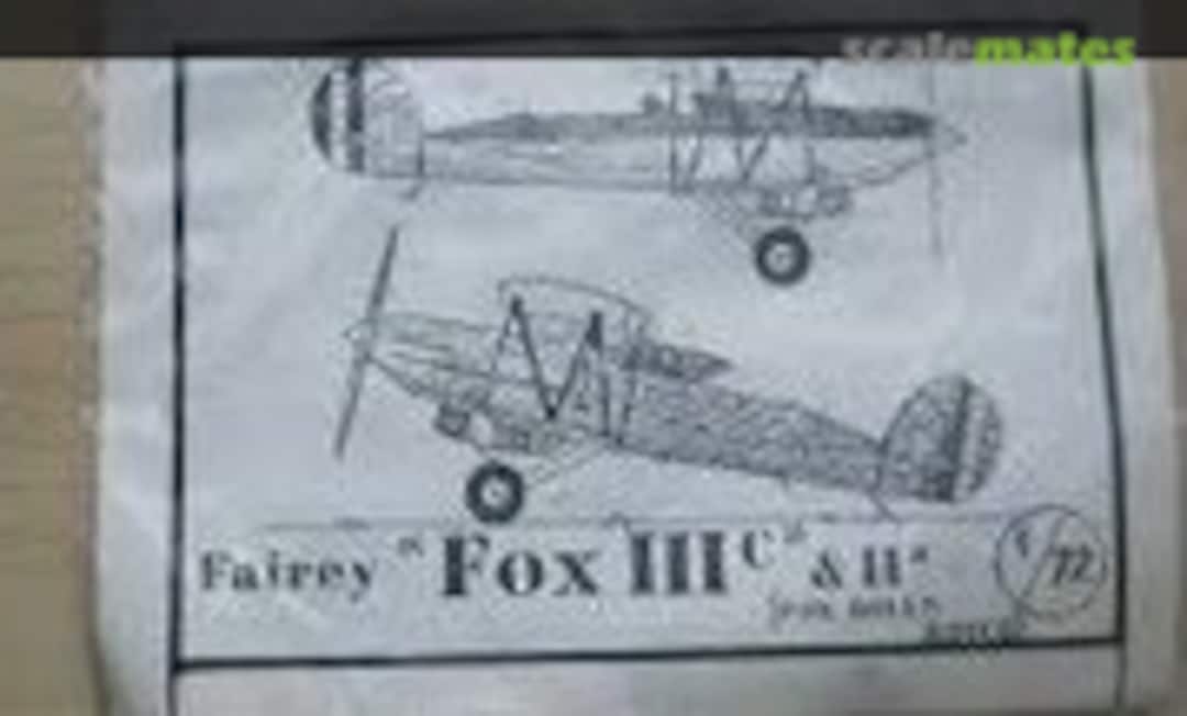 1:72 Fairey Fox IIIC & II (Dujin DA7224) DA7224
