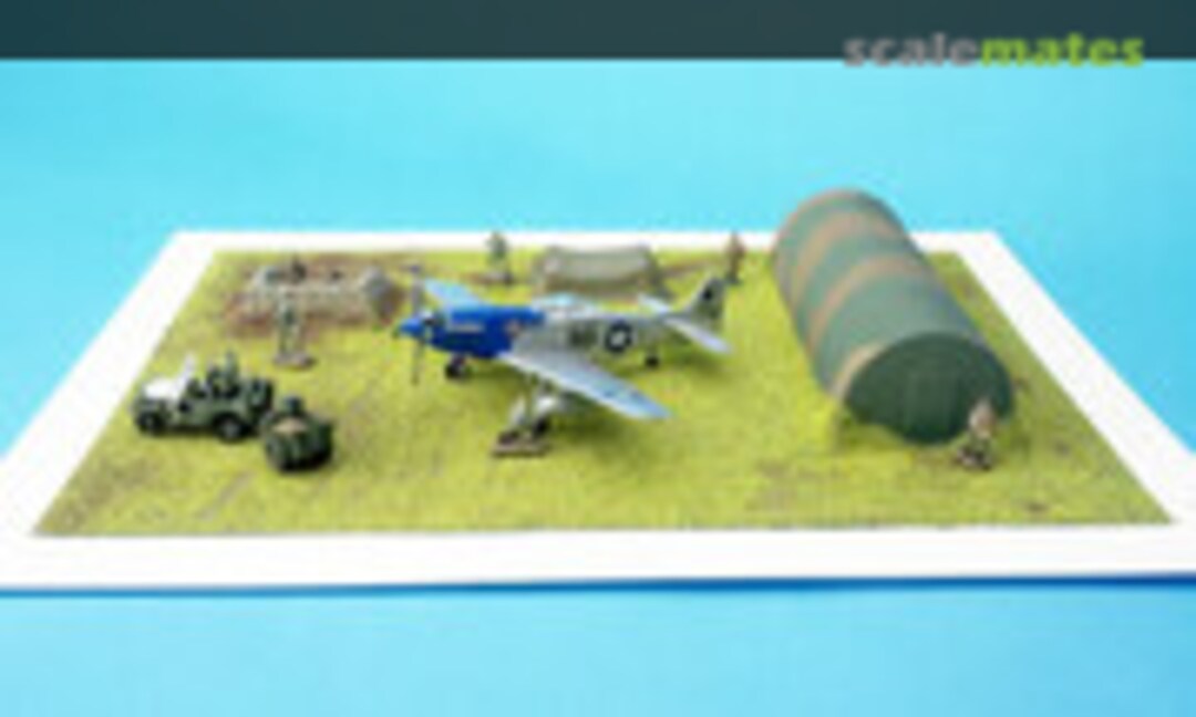 1:72 Airfield and Nissen Hut (Amera Plastic Mouldings S221)