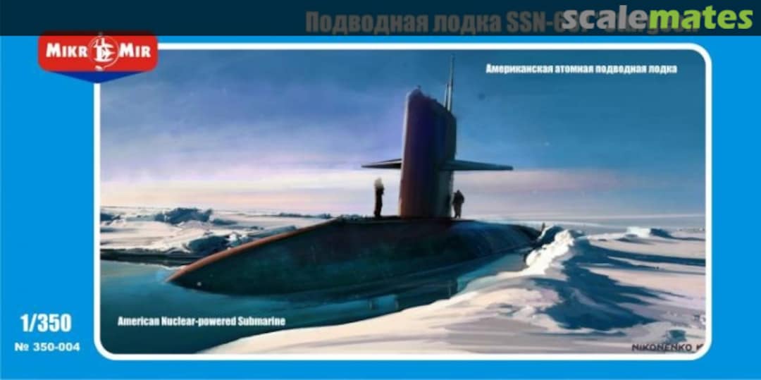 Boxart USS Sturgeon SSN-637 350-004 MikroMir Boxart USS Sturgeon SSN-637 350-004 MikroMir