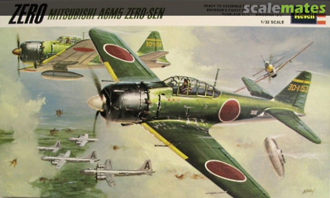 Boxart Zero Mitsubishi A6M5 Zero-Sen H-265 Revell Boxart Zero Mitsubishi A6M5 Zero-Sen H-265 Revell