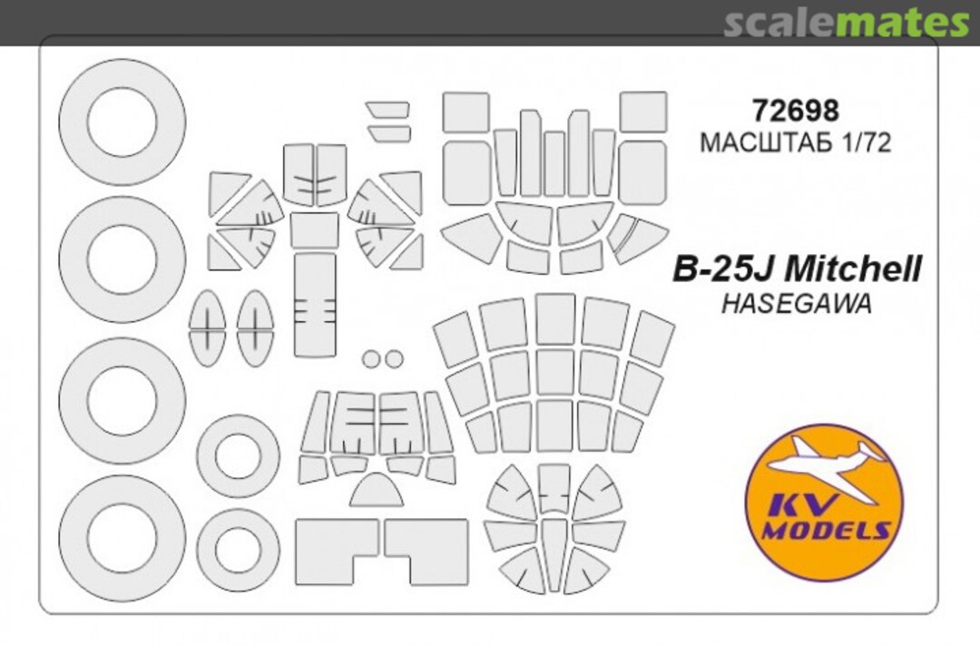 Boxart B-25J Mitchell 72698 KV Models Boxart B-25J Mitchell 72698 KV Models