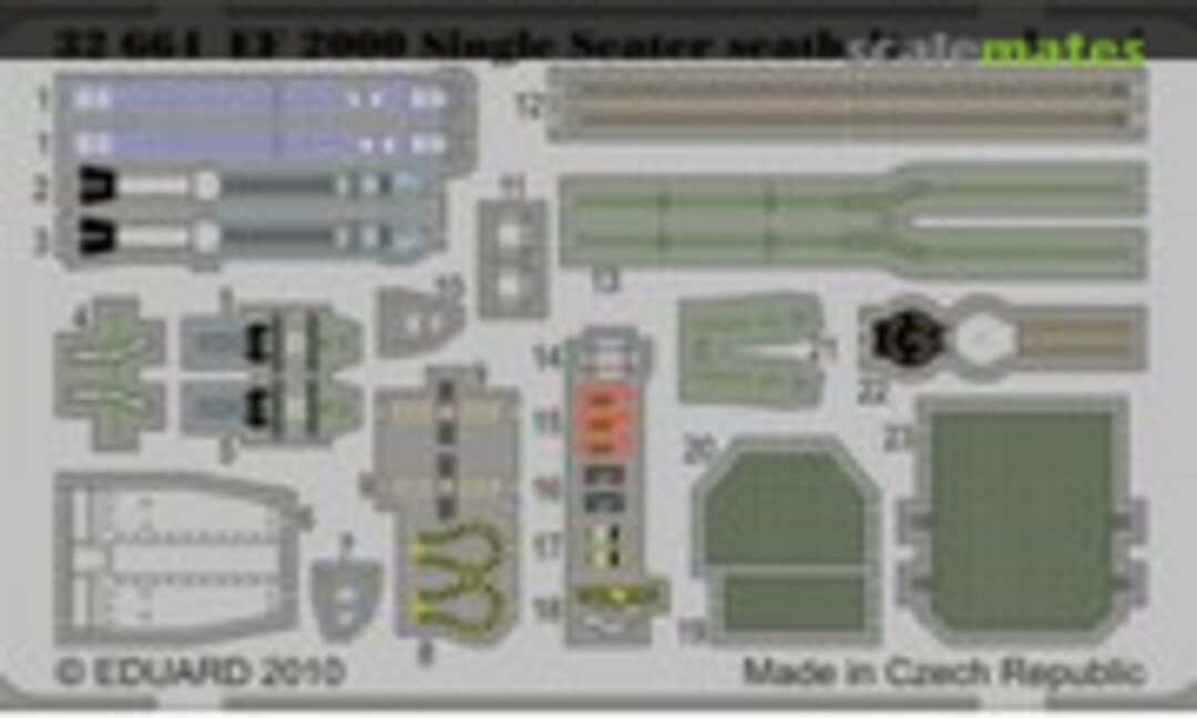 1:32 EF 2000 Single Seater seatbelts (Eduard 32664) 32664