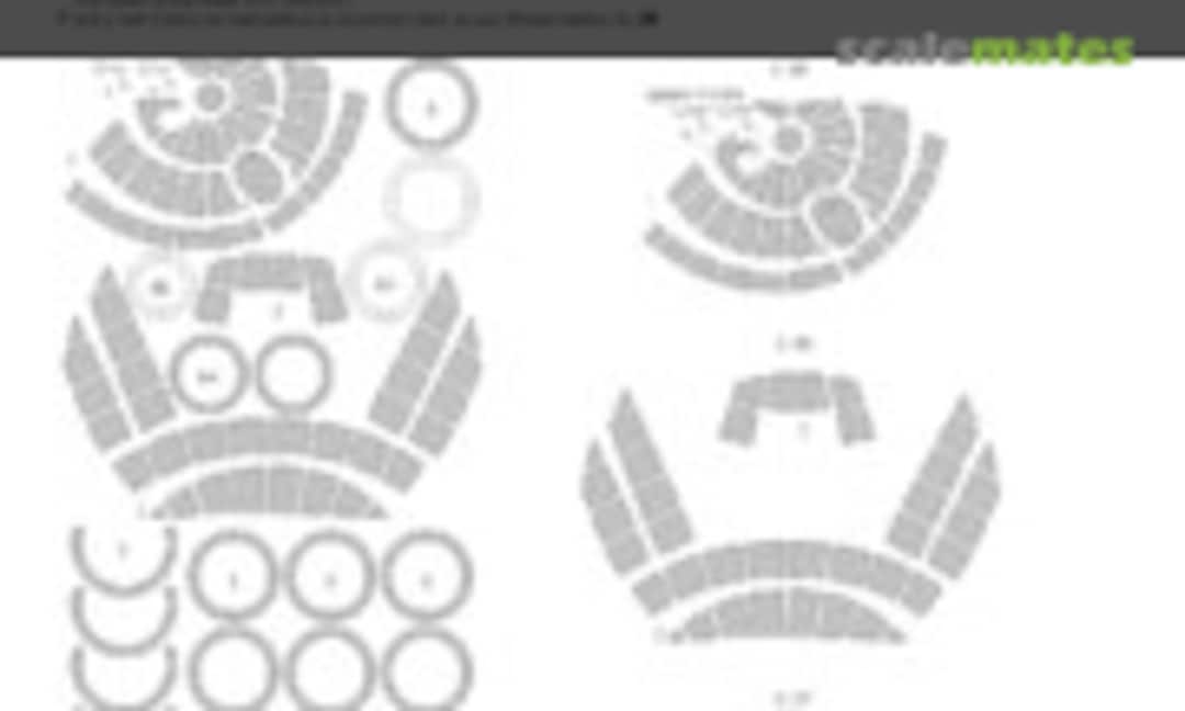 1:72 B-36, RB-36F, RB-36H Peacemaker BASIC kabuki masks (New Ware NWAM0594) NWAM0594