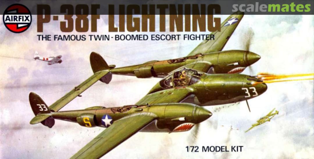 Boxart P-38F Lightning 03018-0 Airfix Boxart P-38F Lightning 03018-0 Airfix