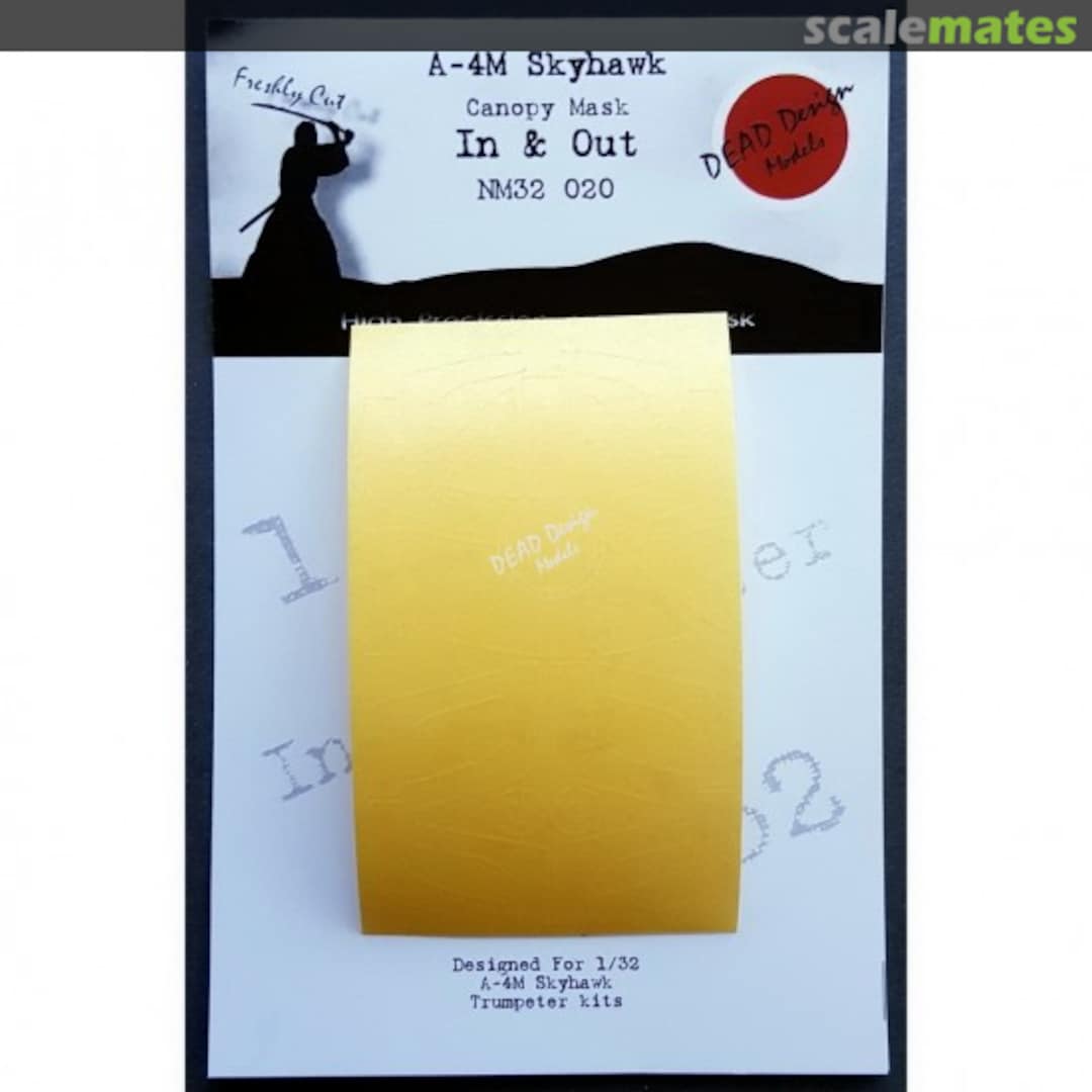 Boxart A-4M Skyhawk - In & Out Canopy Mask NM32020 DEAD Design Models Boxart A-4M Skyhawk - In & Out Canopy Mask NM32020 DEAD Design Models