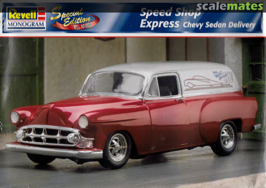 Boxart 1953 Chevy Sedan Delivery Custom 85-2976 Revell Monogram Boxart 1953 Chevy Sedan Delivery Custom 85-2976 Revell Monogram